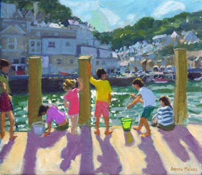 Kade vissen, Looe, 2015 door Andrew Macara